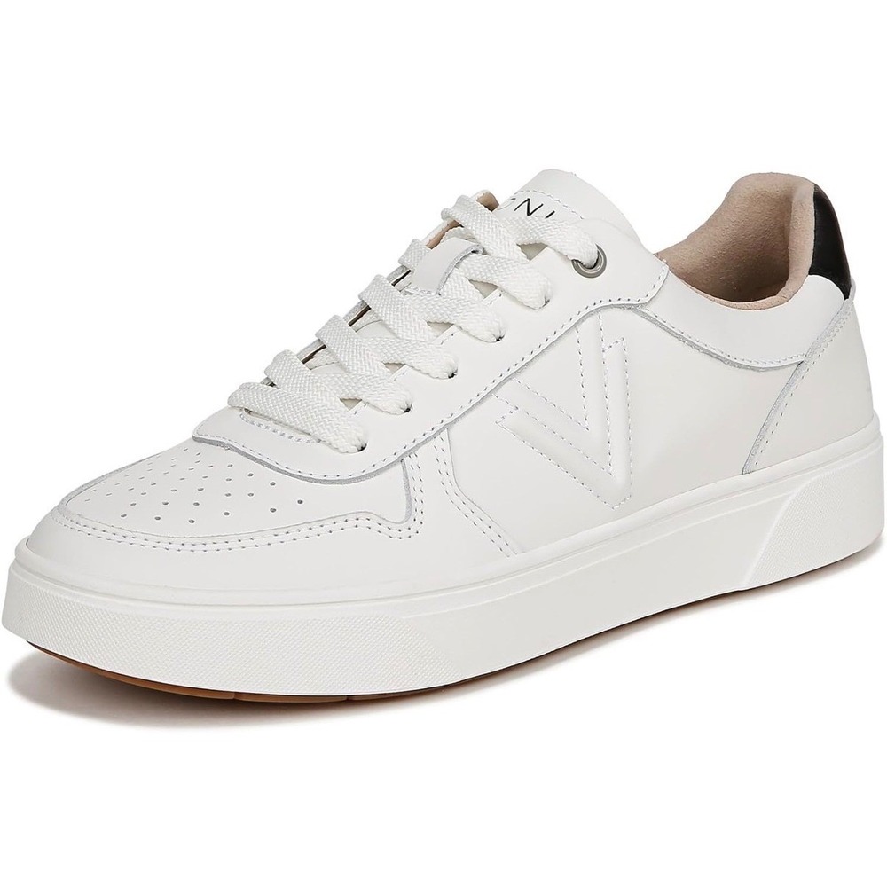 Vionic Kimmie Court Womens 11 Med White Leather Lace Up Orthopedic Sneaker Shoes